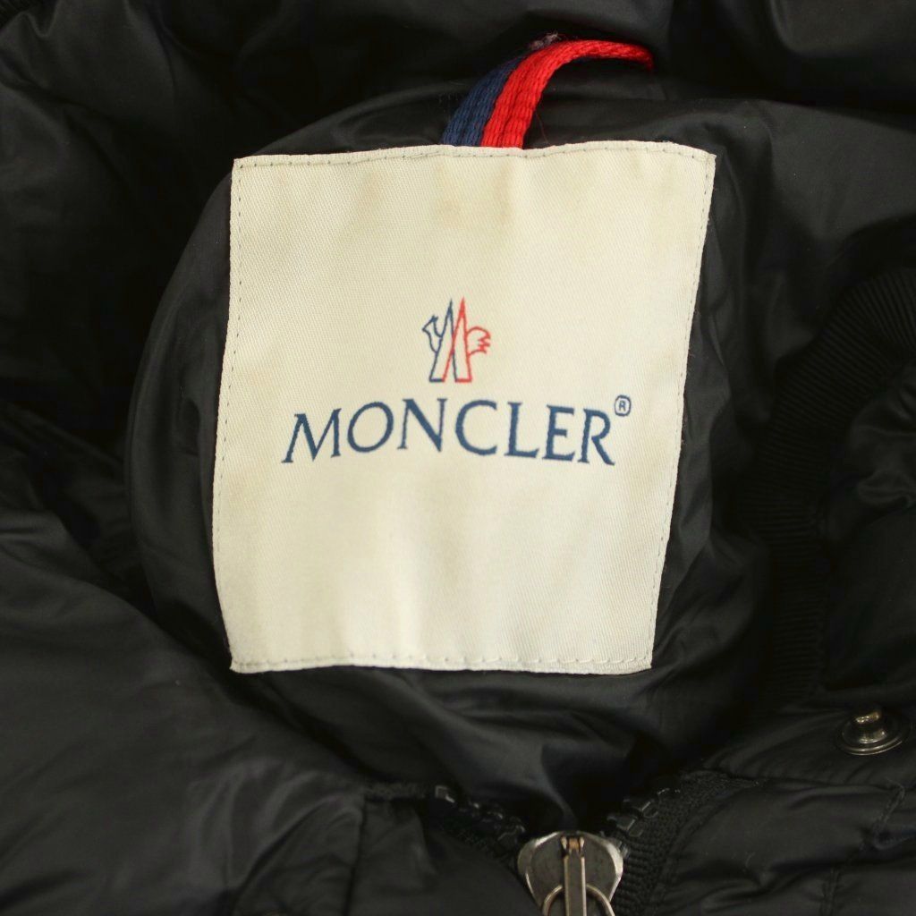 Moncler Hermifur Down Coat Outer Hood Black 0 — view 7