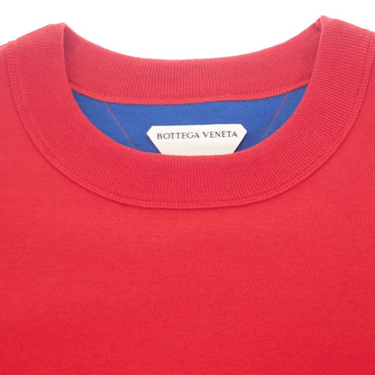 Bottega Veneta Double Layer Short Sleeve T-Shirt Cotton Red Blue S — view 4