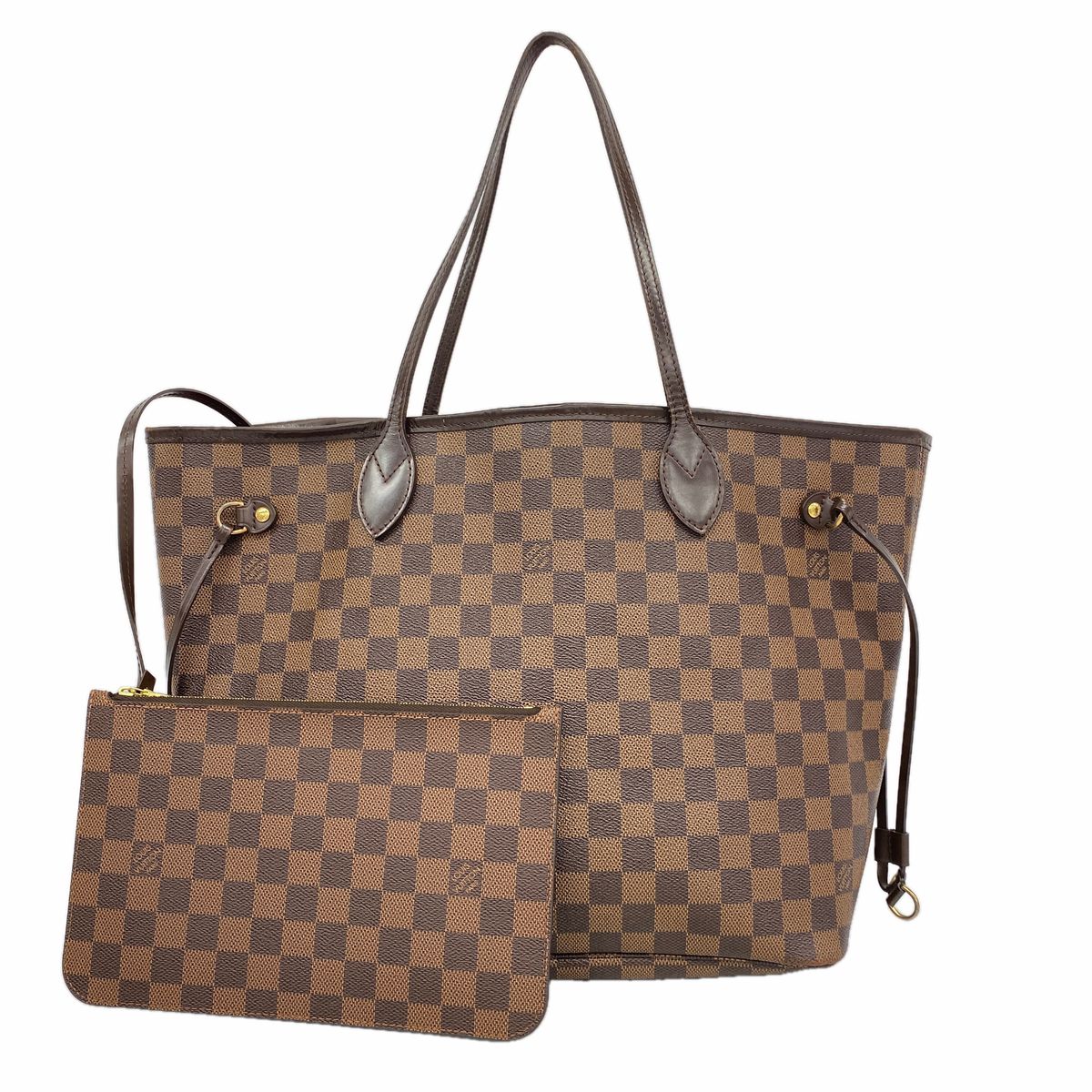 Louis Vuitton Tote Bag Damier Neverfull MM Ebene
