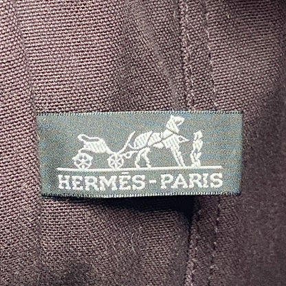 Hermes Tote Bag Fourre Tout MM Canvas Brown Silver — view 5