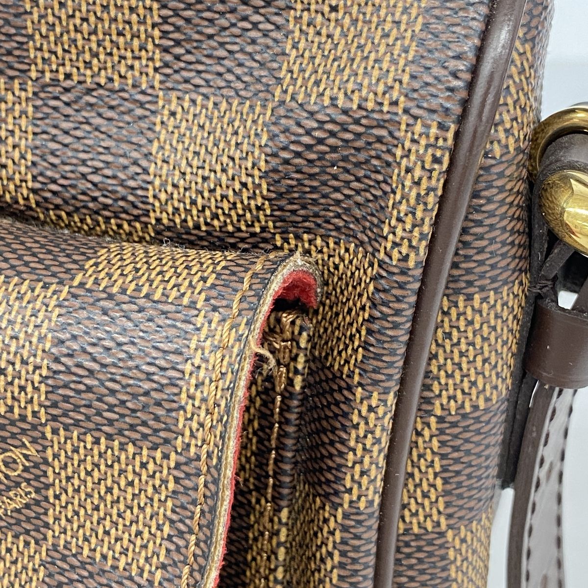 Louis Vuitton Shoulder Bag Damier Ravello GM Ebene — view 8