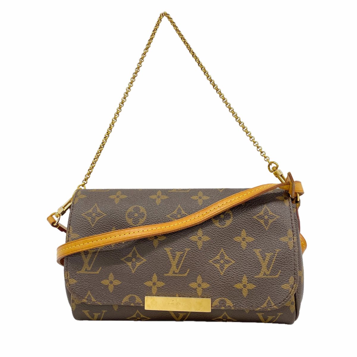 Louis Vuitton Handbag Monogram Favorite PM Brown 2-Way Bag