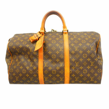 Louis Vuitton Boston Bag Monogram Keepall 50 Brown