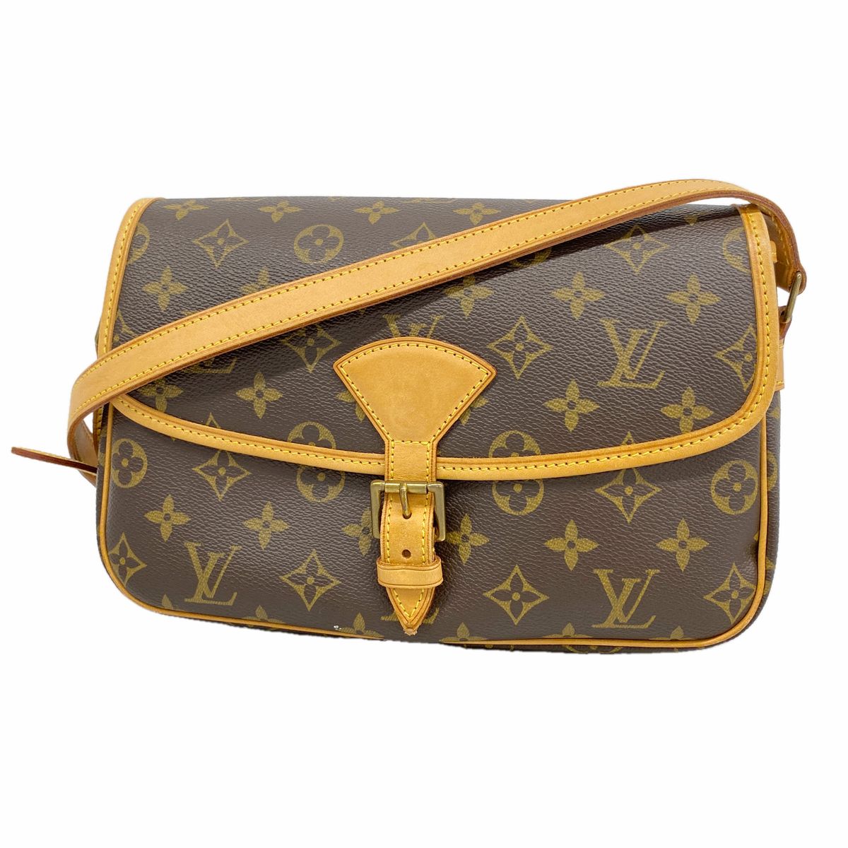 Louis Vuitton Shoulder Bag Monogram Solonge Brown