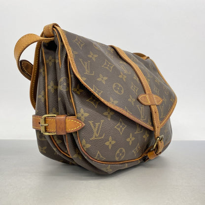 Louis Vuitton Shoulder Bag Monogram Saumur 30 Brown — view 2