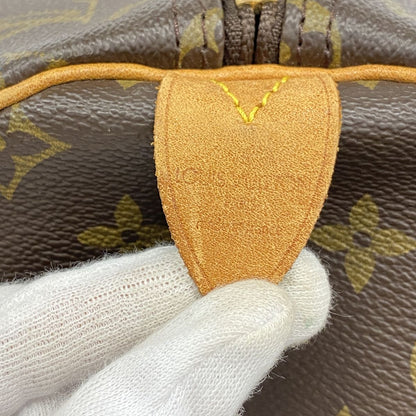 Louis Vuitton Boston Bag Monogram Keepall 55 Brown — view 5