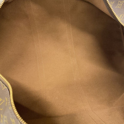 Louis Vuitton Boston Bag Monogram Keepall 55 Brown — view 4