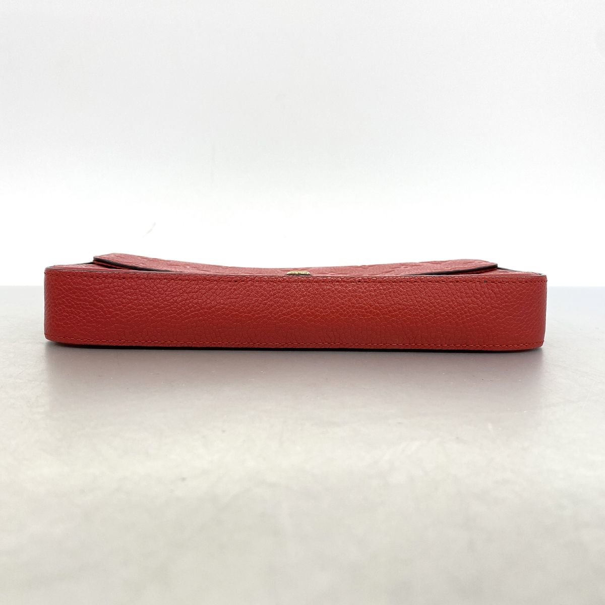 Louis Vuitton Wallet on Chain Monogram Empreinte Pochette Felicie Cerise — view 3