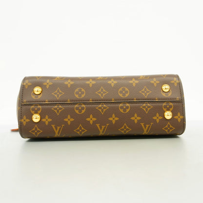 Louis Vuitton Handbag Monogram Cluny MM Brown Blue Gracial 2-Way Bag — view 3