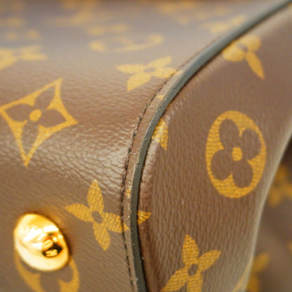Louis Vuitton Handbag Monogram Cluny MM Brown Blue Gracial 2-Way Bag — view 6