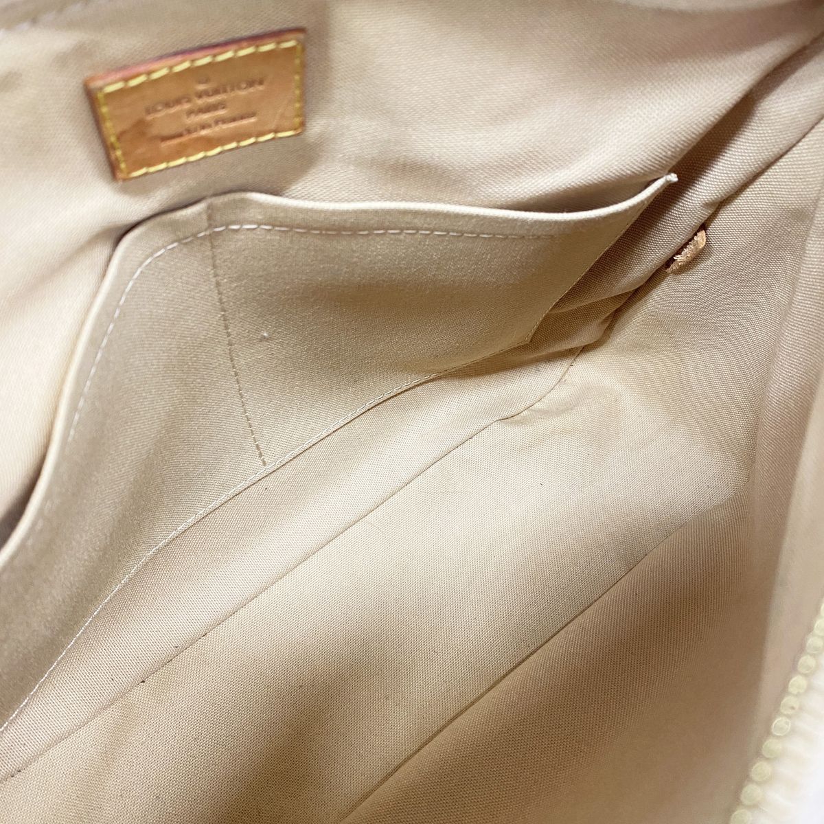 Louis Vuitton Shoulder Bag Damier Azur Siracusa White — view 4