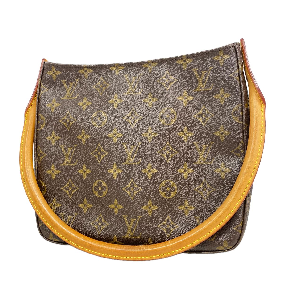 Louis Vuitton Shoulder Bag Monogram Looping MM Brown