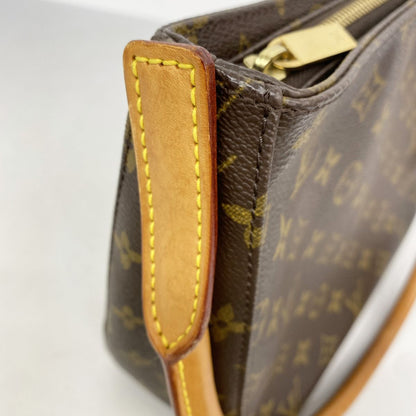 Louis Vuitton Shoulder Bag Monogram Looping MM Brown — view 7