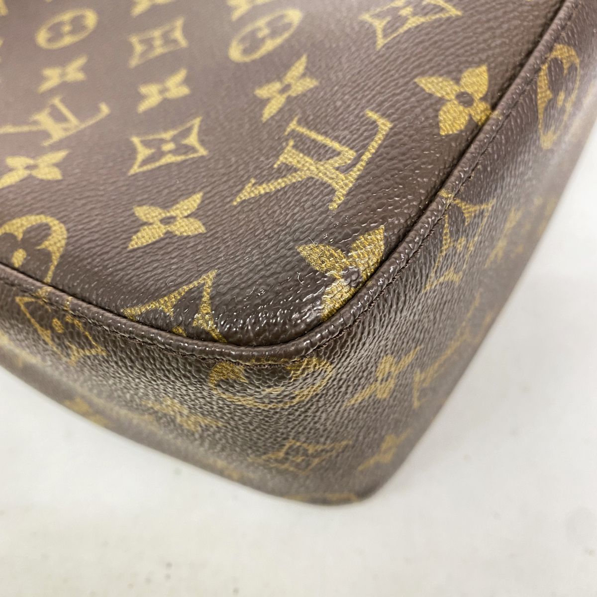 Louis Vuitton Shoulder Bag Monogram Looping MM Brown — view 8