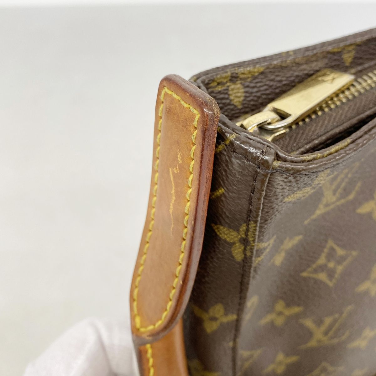 Louis Vuitton Shoulder Bag Monogram Looping MM Brown — view 6