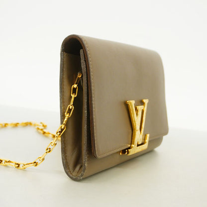 Louis Vuitton Shoulder Bag Calfskin Pochette Louise GM Granit — view 2