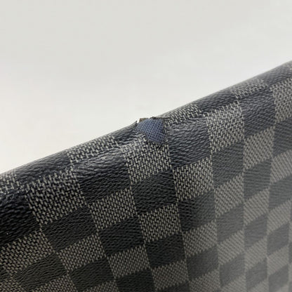 Louis Vuitton Shoulder Bag Damier Graphite District PM Gray Black — view 6