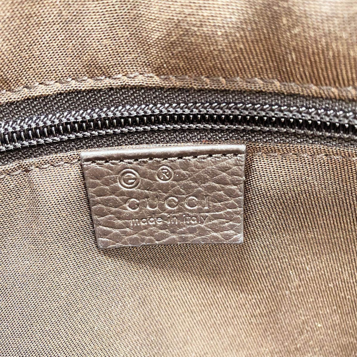 Gucci Shoulder Bag GG Canvas Beige Silver — view 5