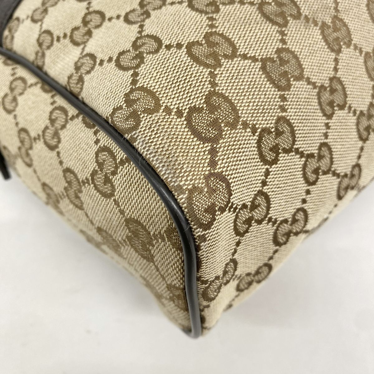 Gucci Shoulder Bag GG Canvas Beige Silver — view 6