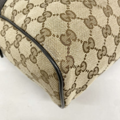 Gucci Shoulder Bag GG Canvas Beige Silver — view 6