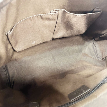 Gucci Shoulder Bag GG Canvas Beige Silver — view 4