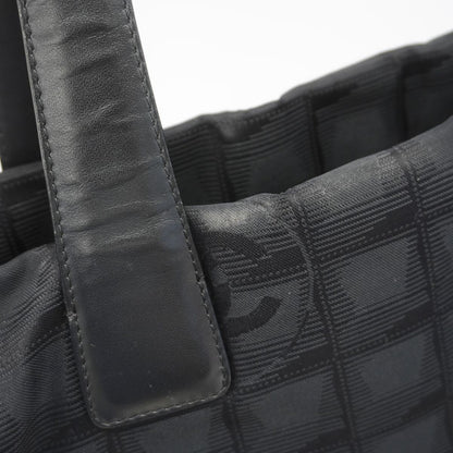 Chanel Tote Bag New Travel Nylon Black Champagne Gold — view 7