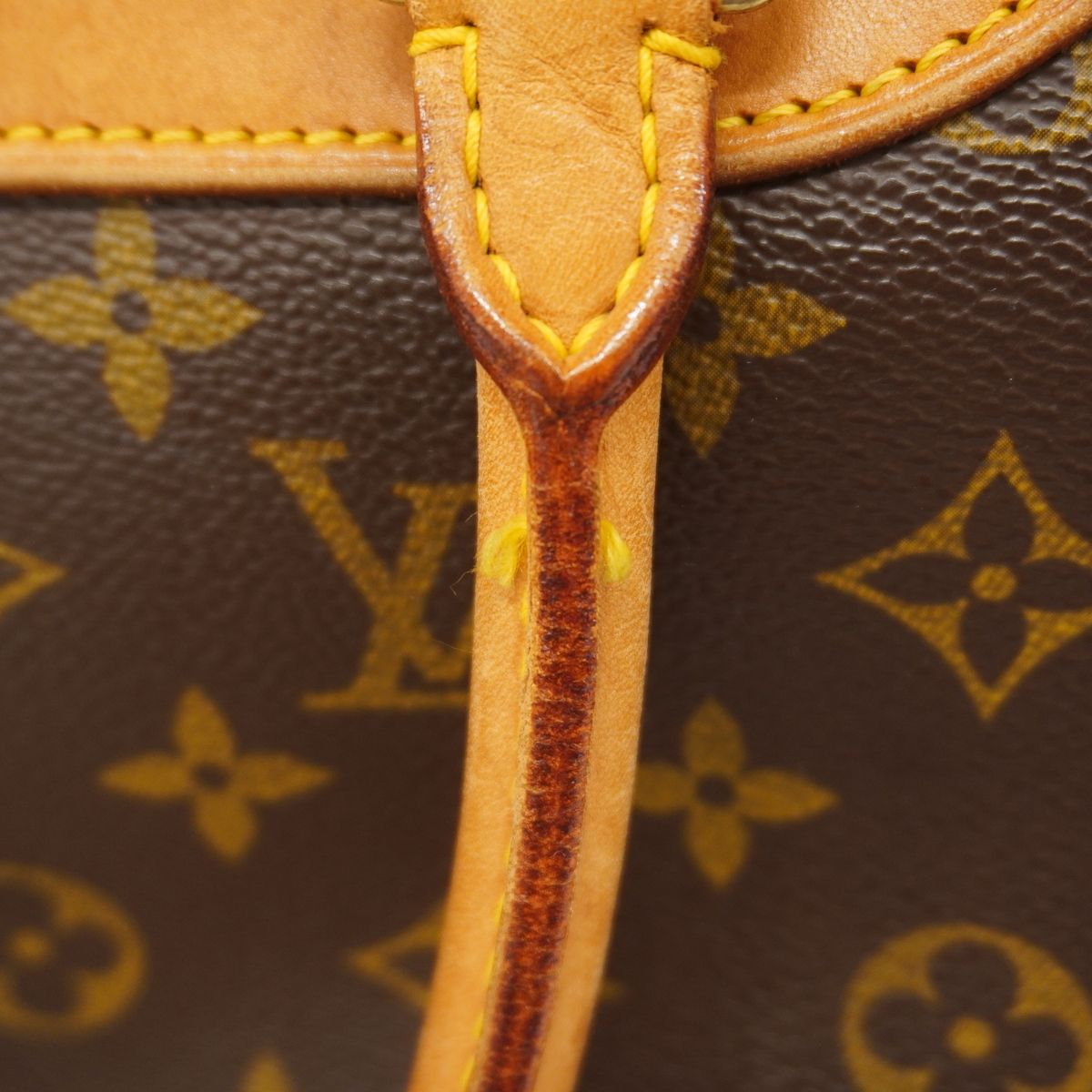 Louis Vuitton Handbag Monogram Deauville Brown — view 8