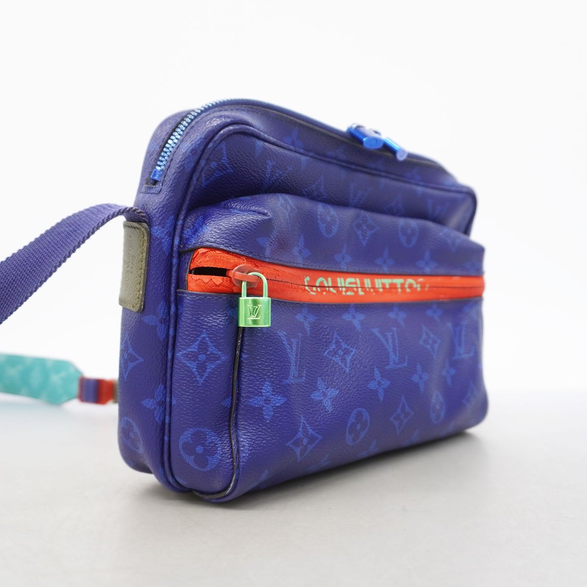 Louis Vuitton Belt Bag Monogram Pacific Messenger PM Blue — view 2