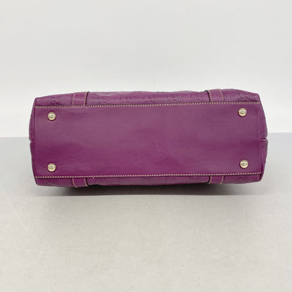 Gucci Tote Bag Guccissima Leather Purple Champagne Gold — view 3