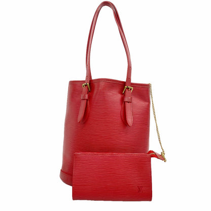 Louis Vuitton Tote Bag Epi Bucket PM Rouge