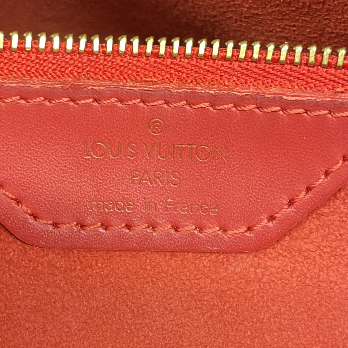 Louis Vuitton Tote Bag Epi Bucket PM Rouge — view 5