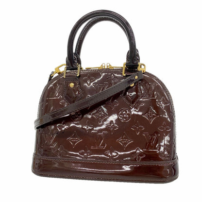Louis Vuitton Handbag Vernis Alma BB Amarante 2-Way Bag