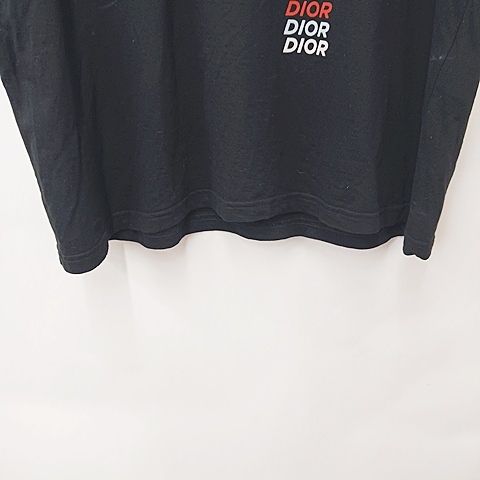 Dior Homme T-Shirt Short Sleeve Crew Neck Logo Multicolor Black X3l — view 4