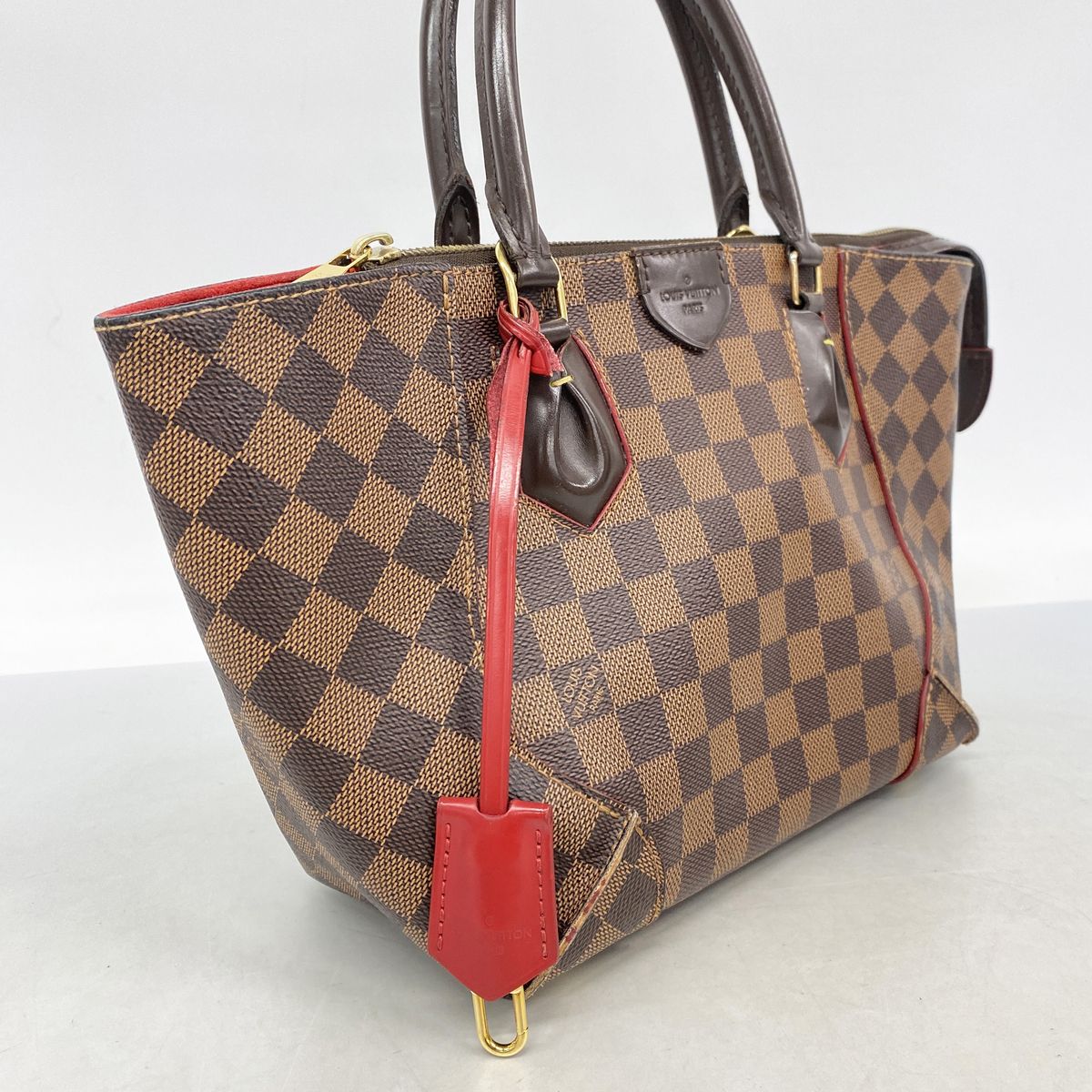 Louis Vuitton Handbag Damier Caesar Tote PM Ebene Three 2-Way — view 2