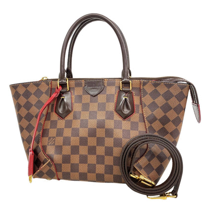 Louis Vuitton Handbag Damier Caesar Tote PM Ebene Three 2-Way