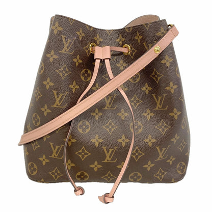 Louis Vuitton Shoulder Bag Monogram Neo Noe Brown Rose Poudre