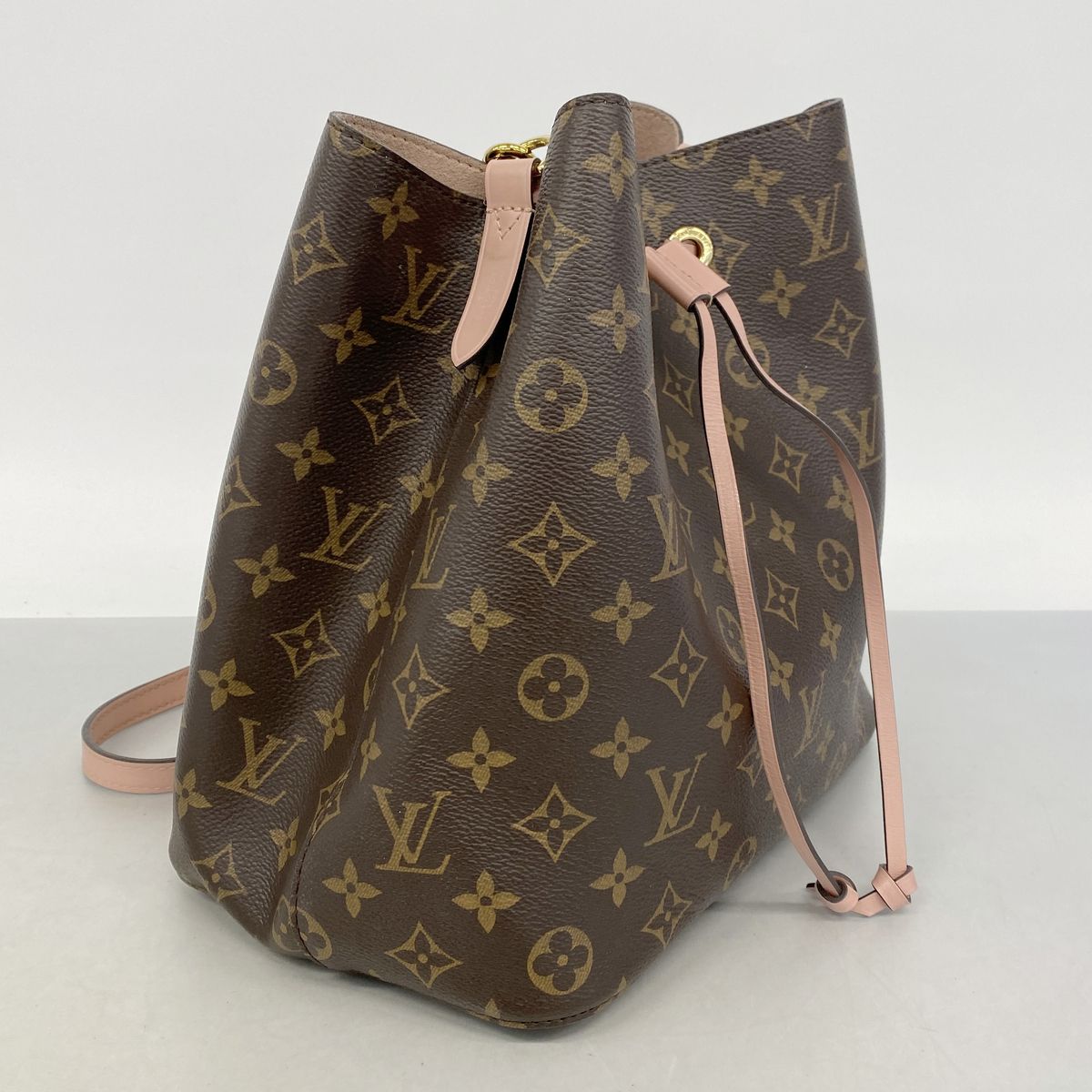 Louis Vuitton Shoulder Bag Monogram Neo Noe Brown Rose Poudre — view 2