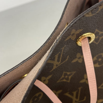 Louis Vuitton Shoulder Bag Monogram Neo Noe Brown Rose Poudre — view 6