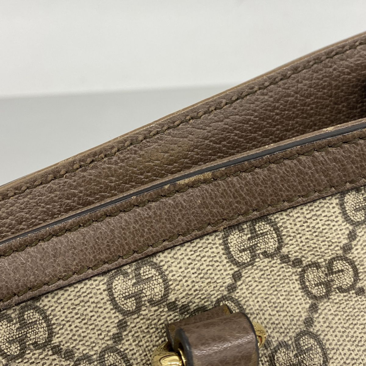 Gucci Tote Bag Ophidia Beige Brown Gold — view 8