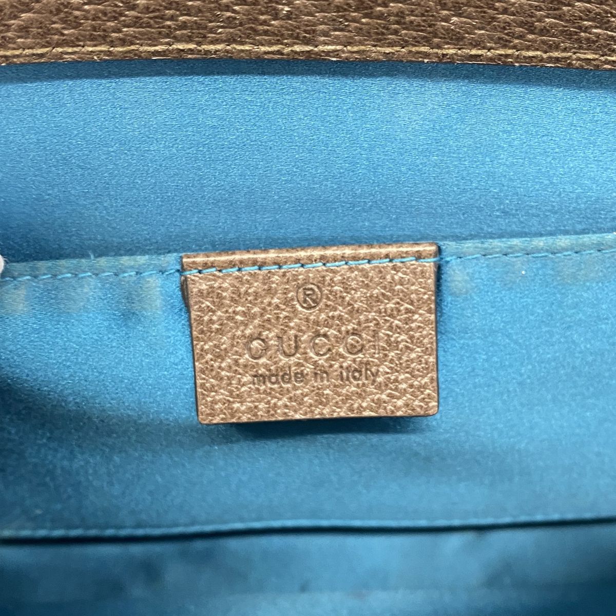 Gucci Shoulder Bag Ophidia Beige Brown Gold — view 5
