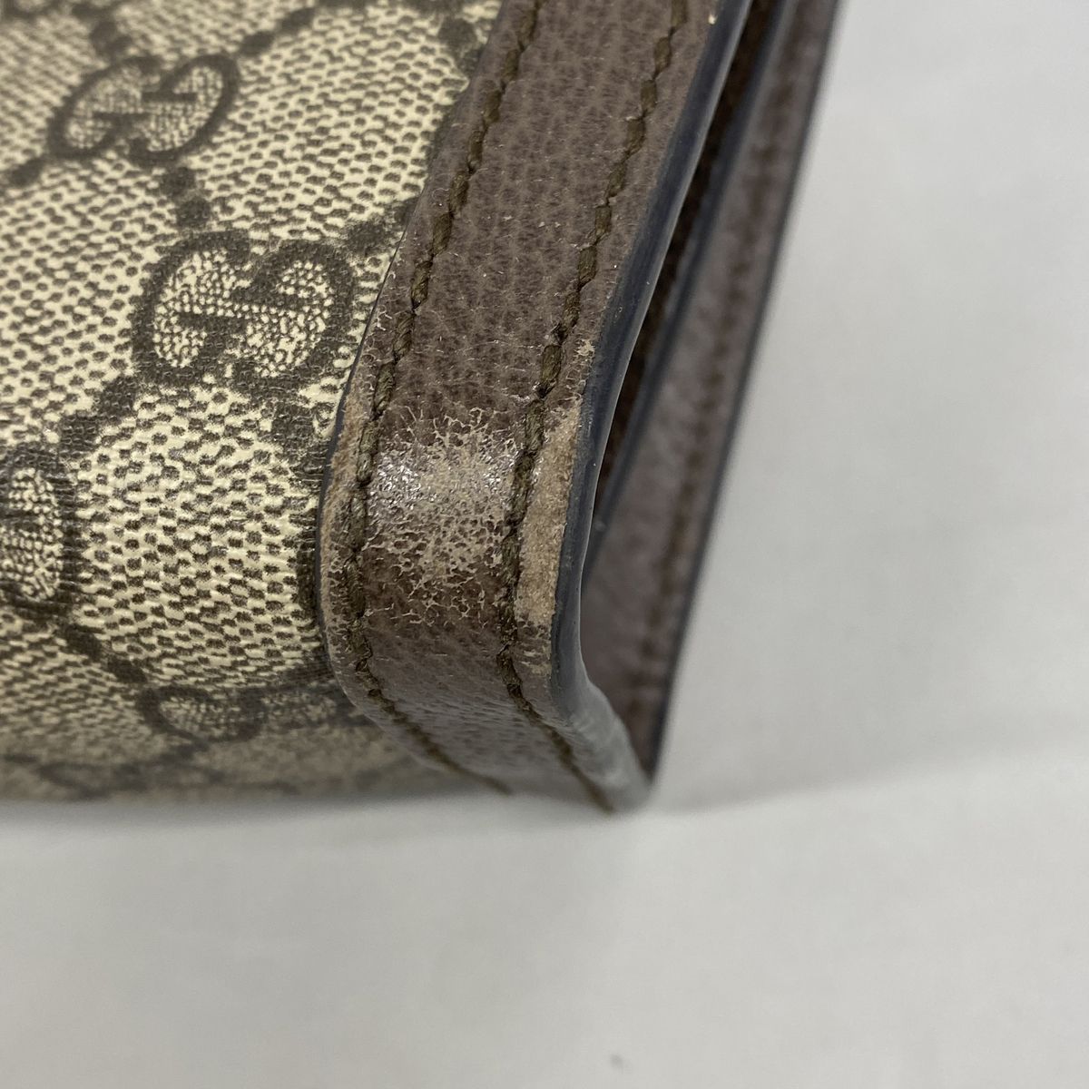 Gucci Shoulder Bag Ophidia Beige Brown Gold — view 6
