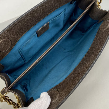 Gucci Shoulder Bag Ophidia Beige Brown Gold — view 4