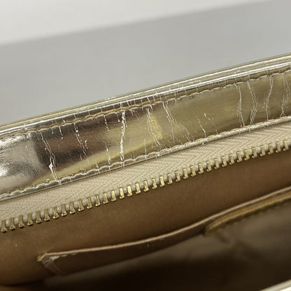 Chanel Shoulder Bag Icon Patent Leather Champagne Gold — view 7