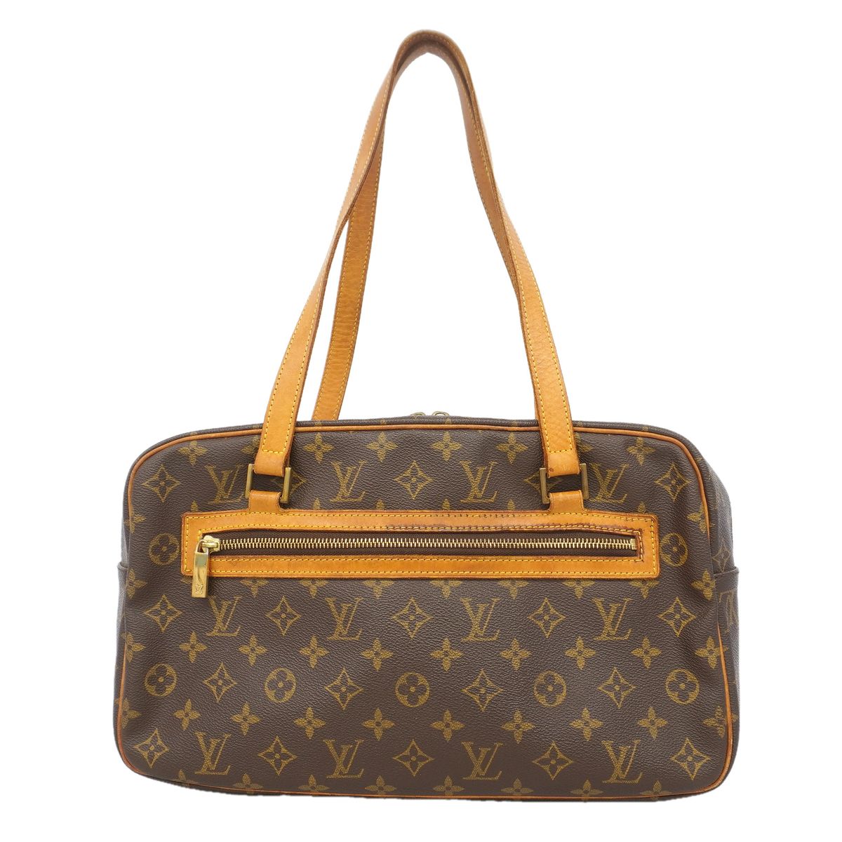 Louis Vuitton Shoulder Bag Monogram Cite GM Brown