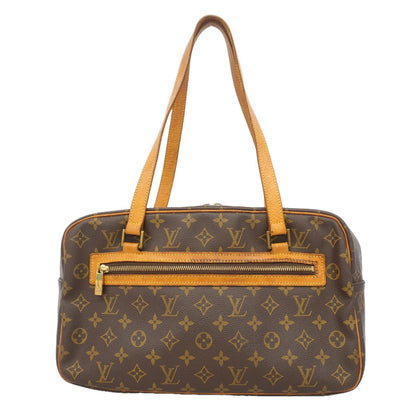 Louis Vuitton Shoulder Bag Monogram Cite GM Brown