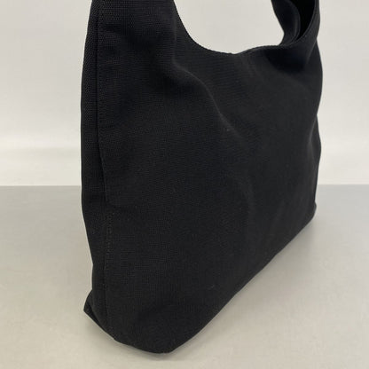 Gucci Shoulder Bag Canvas Black Silver — view 2