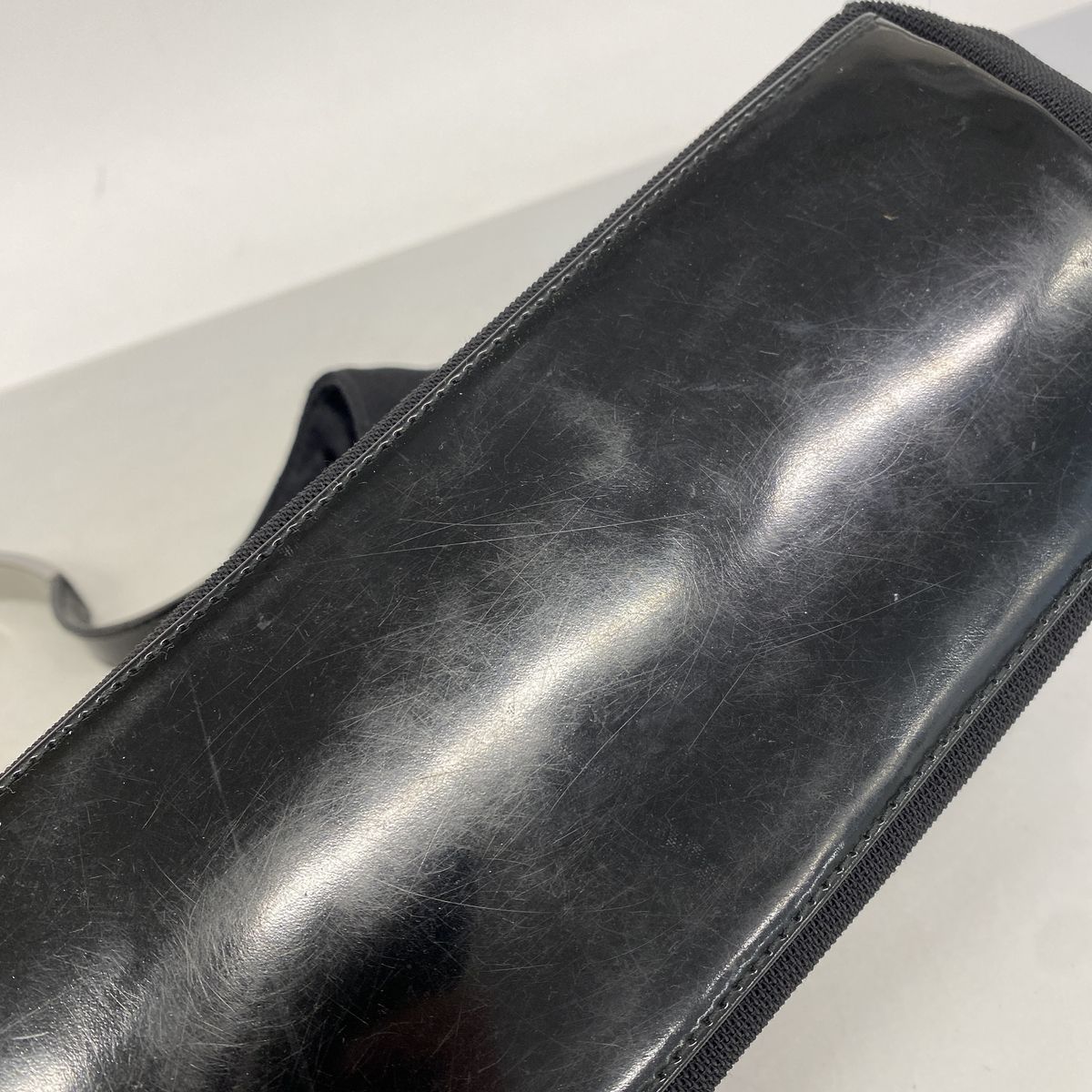 Gucci Shoulder Bag Canvas Black Silver — view 8