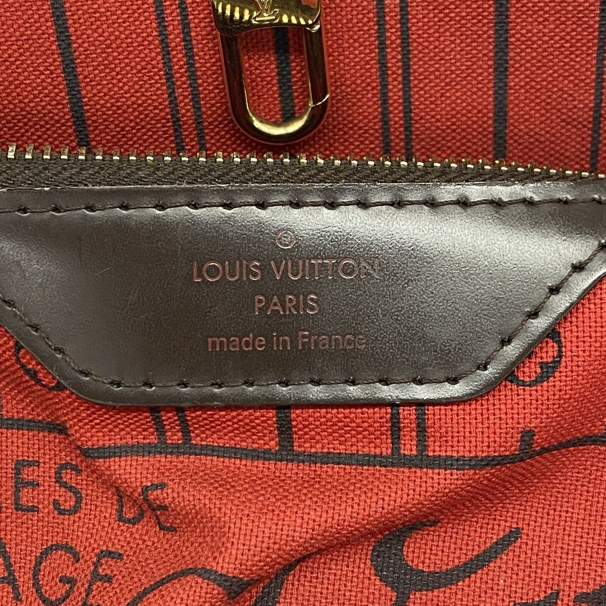 Louis Vuitton Tote Bag Damier Neverfull PM Ebene — view 5