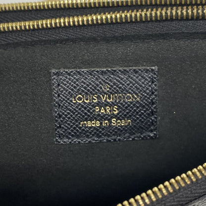 Louis Vuitton Shoulder Bag Monogram Jungle Pochette Double Zip Black Brown — view 5