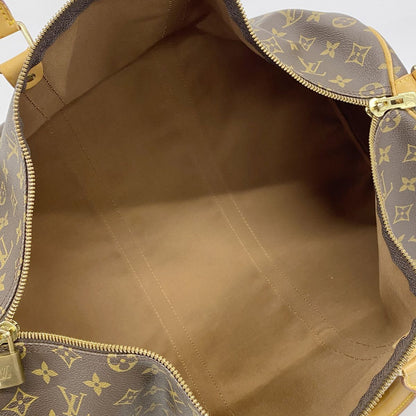 Louis Vuitton Boston Bag Monogram Keepall Bandouliere 50 Brown — view 4